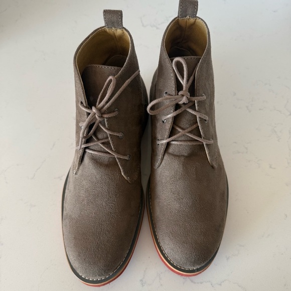 New Good Guys Ayita Beiige Boots Vegan Suede Size: 39 - Picture 2 of 6